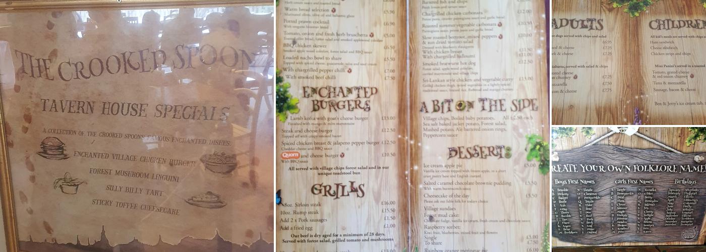 The Crooked Spoon Menu