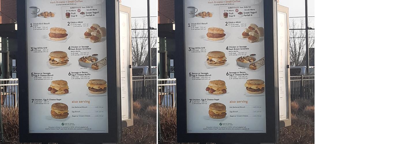 Chick-fil-A Menu