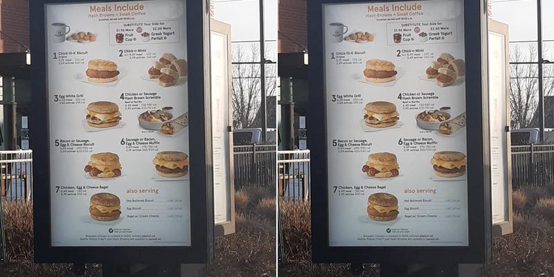 Chick-fil-A Menu
