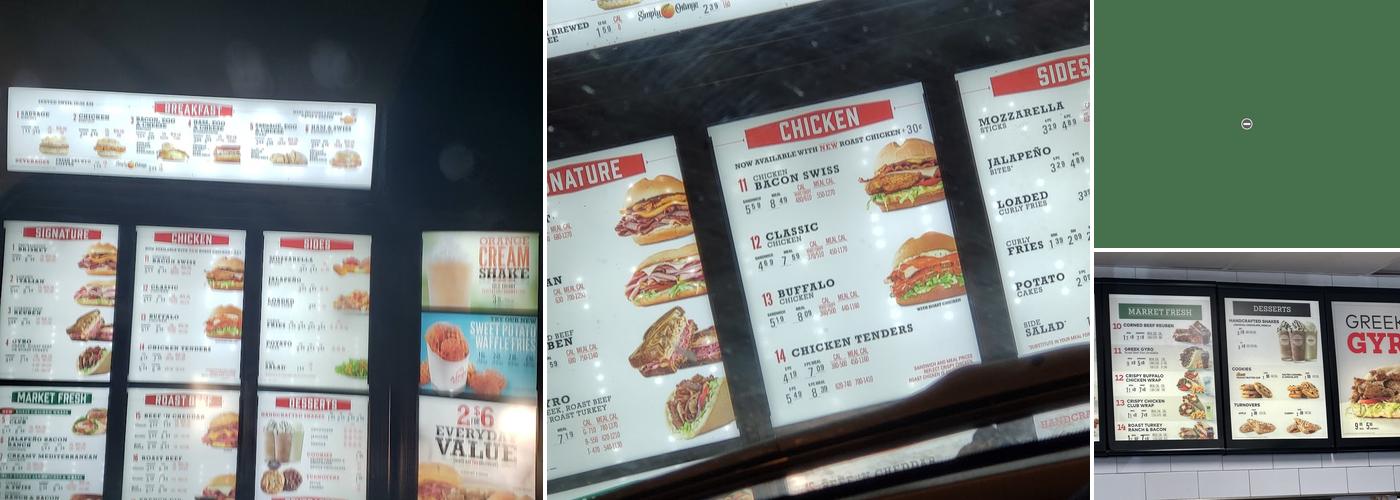 Arby's Menu