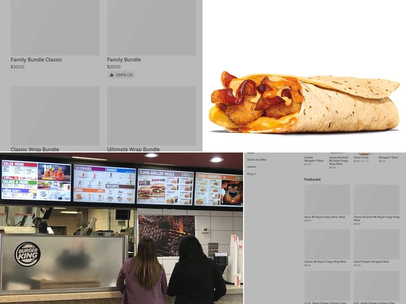 Burger King Menu