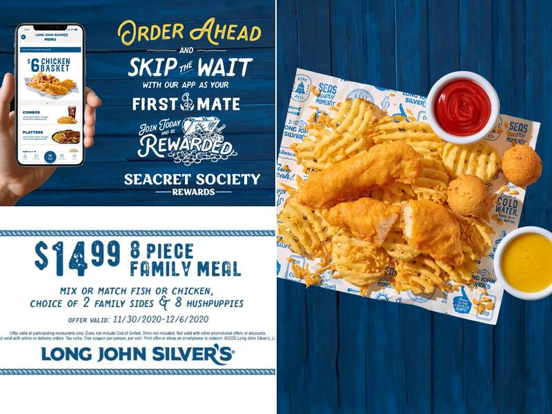Long John Silver's Menu