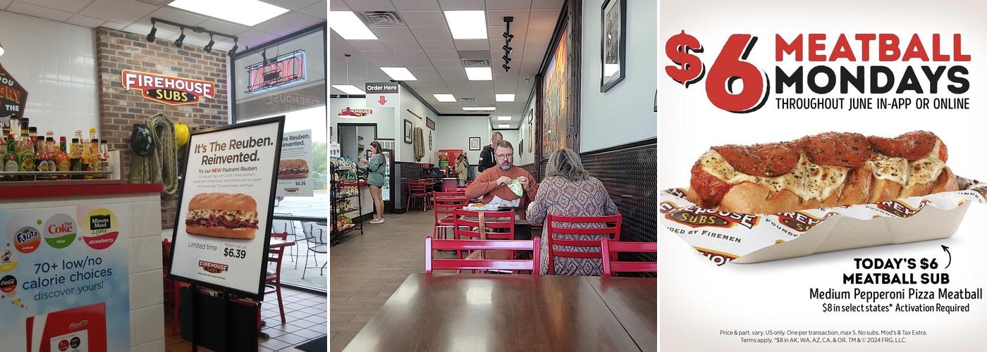 Firehouse Subs Ft. Smith Menu