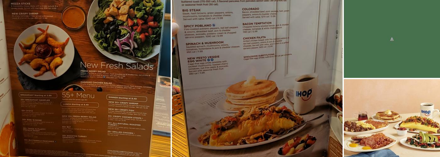 IHOP Menu