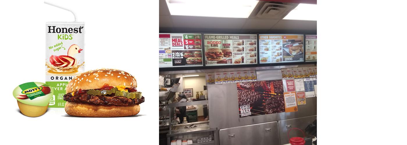 Burger King Menu