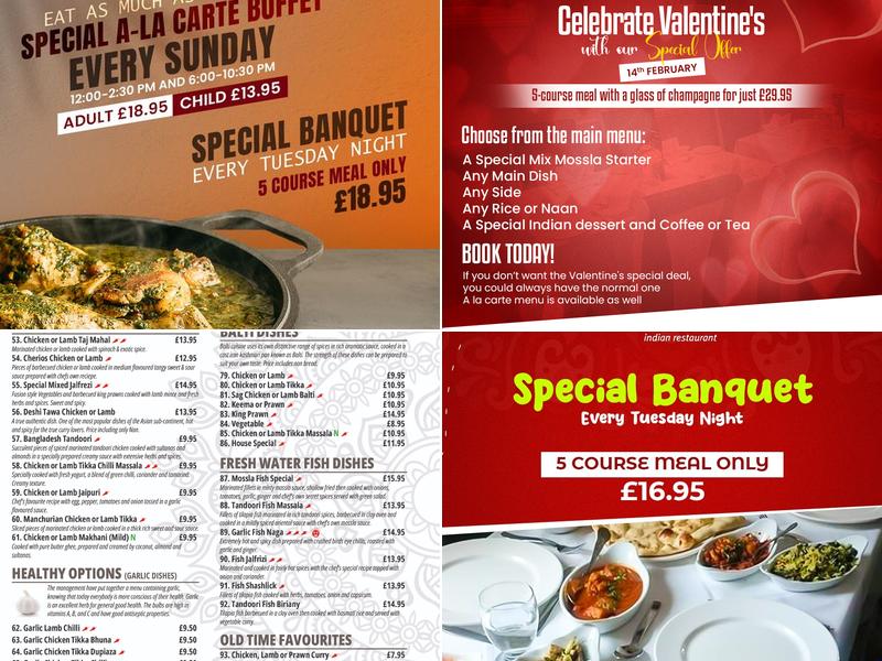Mossla Menu