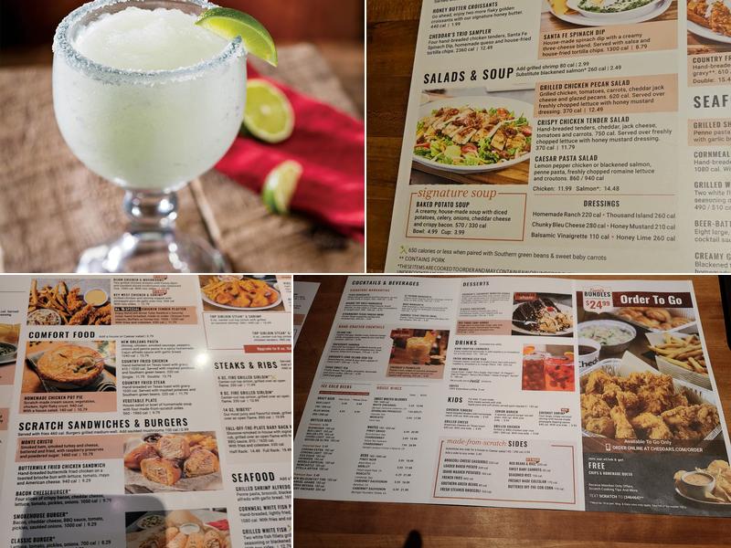 Cheddar's Scratch Kitchen Menu