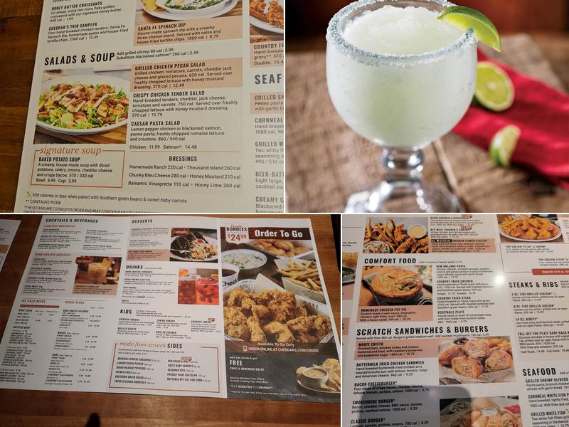 Cheddar's Scratch Kitchen Menu