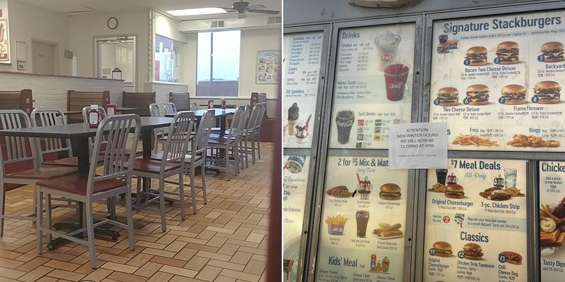 Dairy Queen Menu