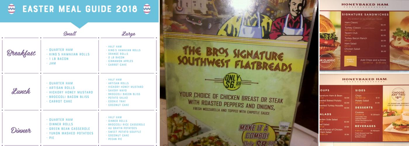 The Honey Baked Ham Company Menu