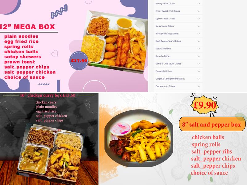 New Red Lantern Menu