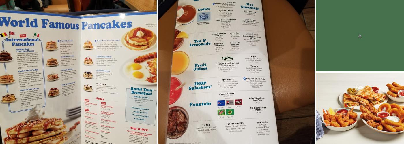 IHOP Menu
