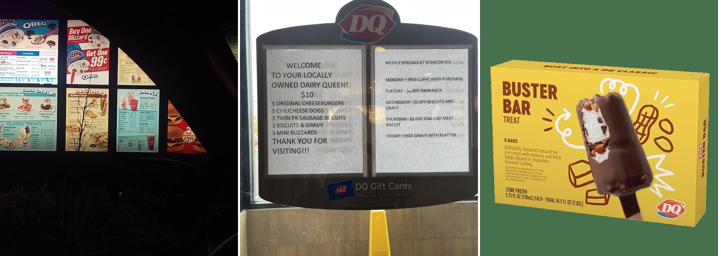 Dairy Queen Grill & Chill Menu