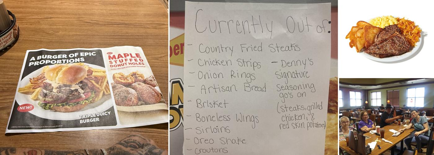 Denny's Menu