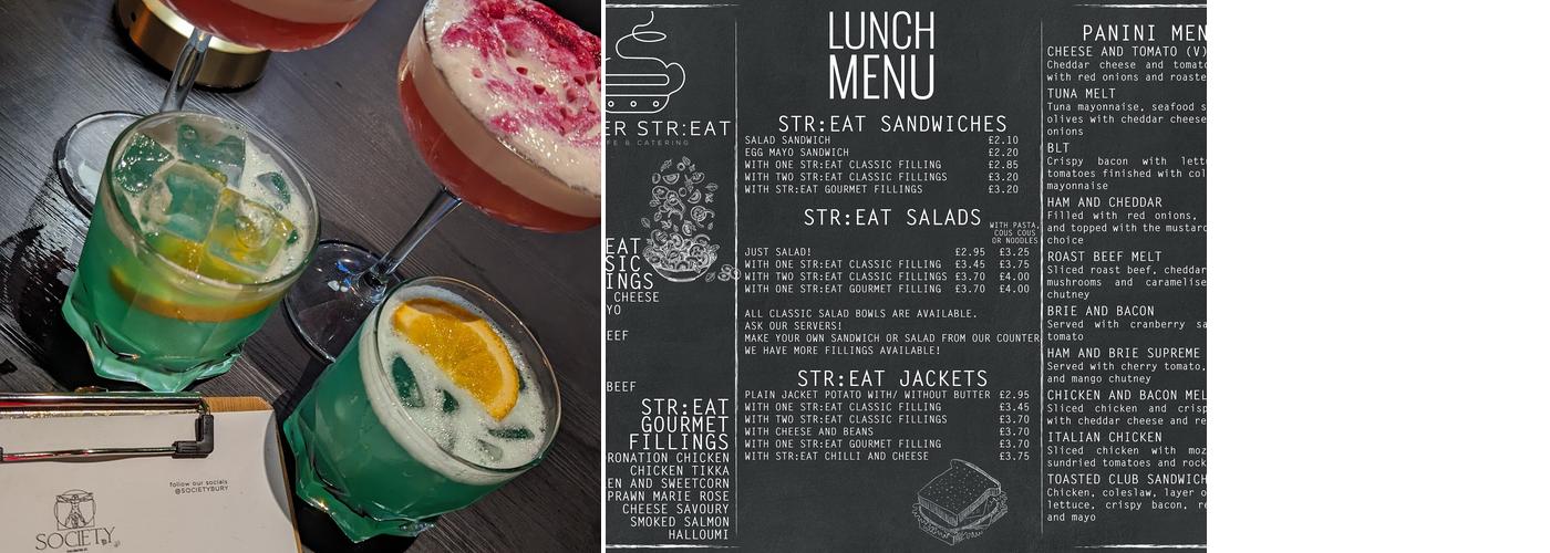 Society on Silver St. Menu