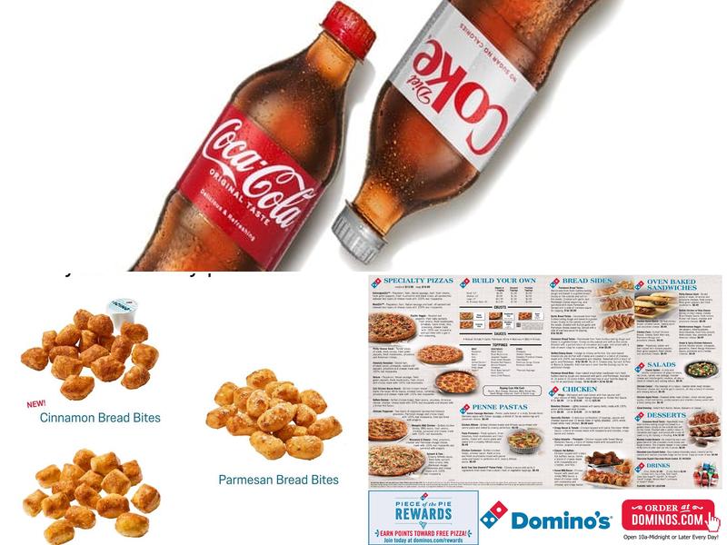 Domino's Pizza Menu