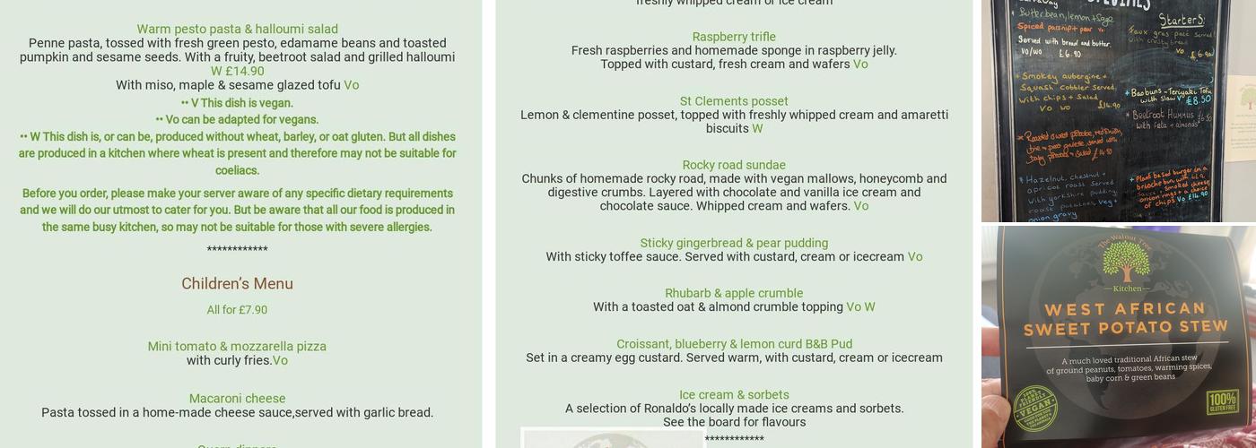 The Walnut Tree Menu