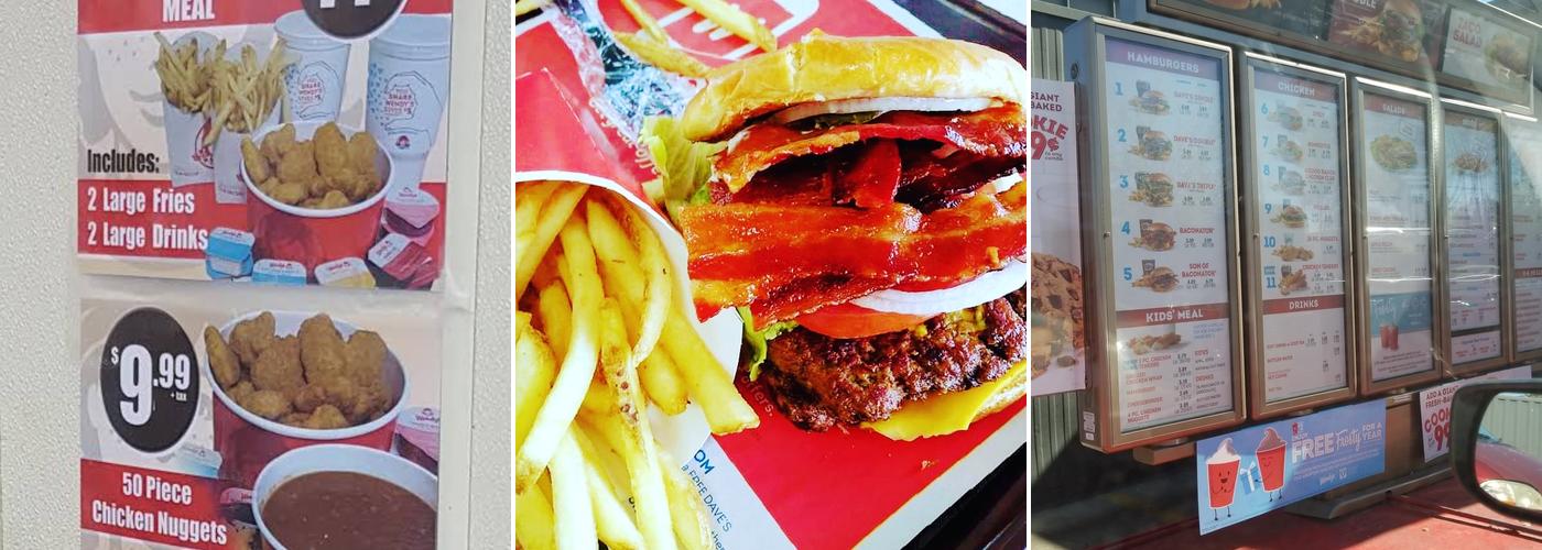 Wendy's Menu