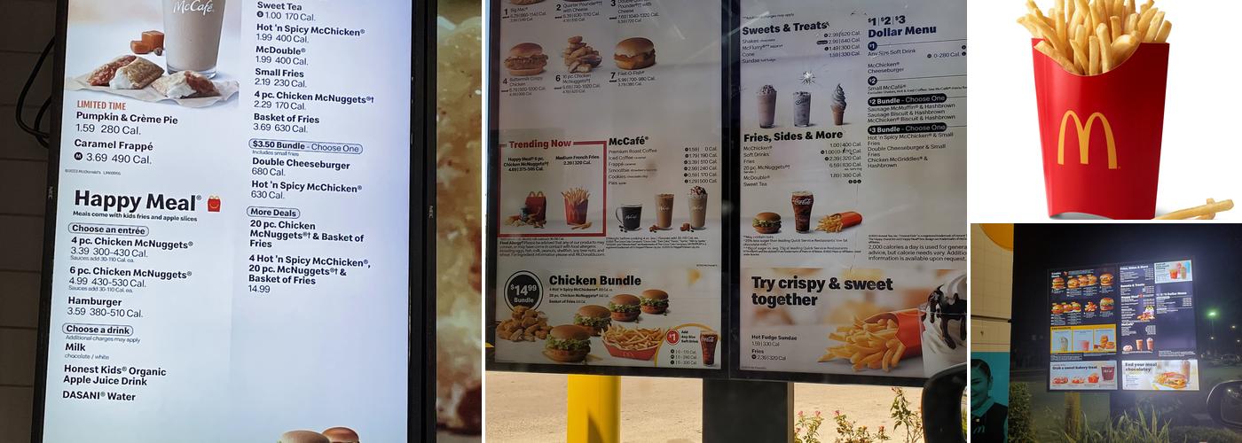 McDonald's Menu