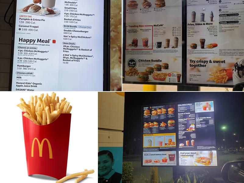 McDonald's Menu