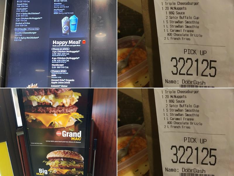 McDonald's Menu