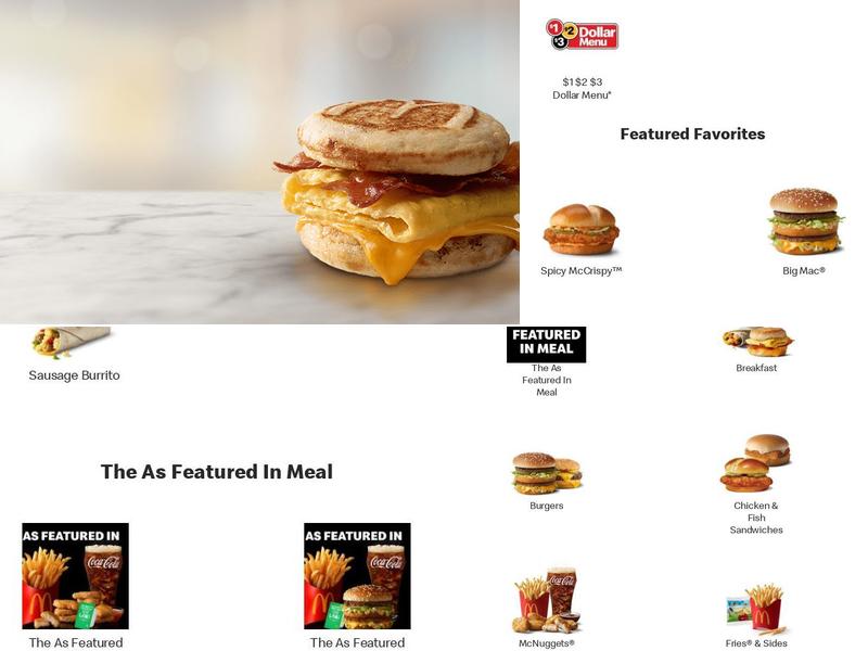 McDonald's Menu