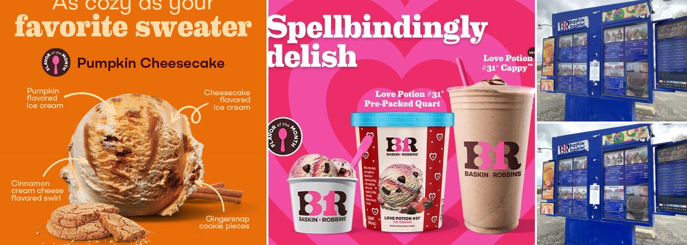 Baskin-Robbins Menu