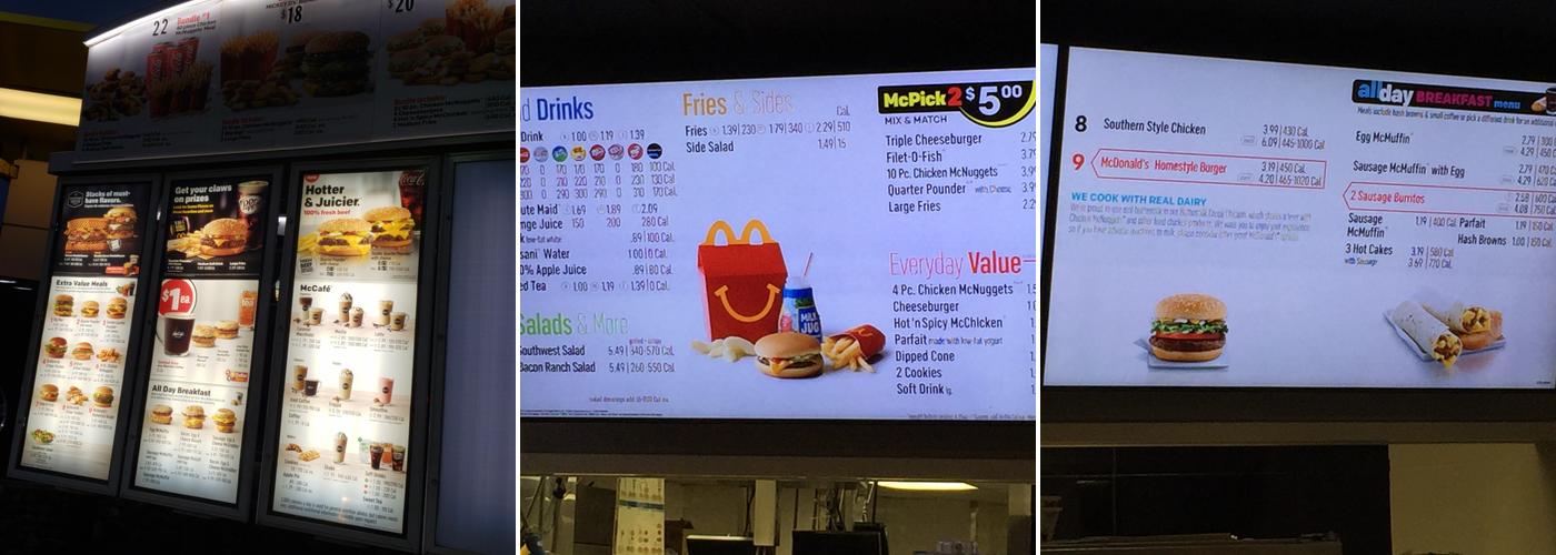 McDonald's Menu
