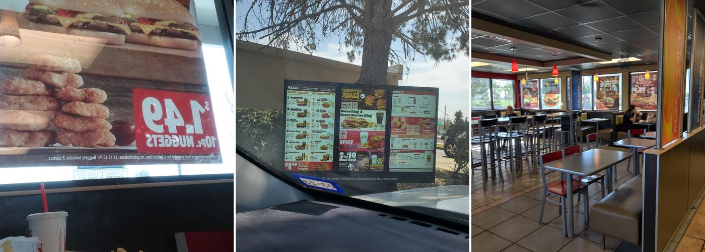 Burger King Menu