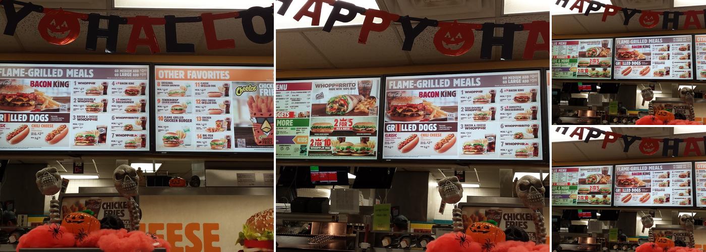Burger King Menu