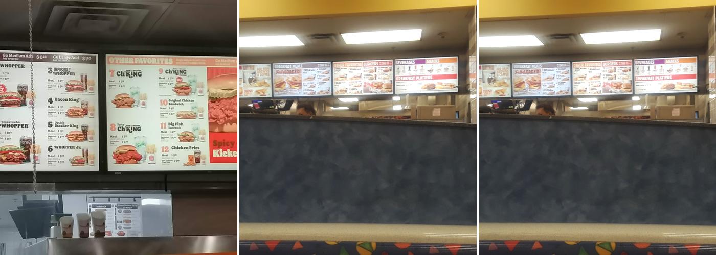 Burger King Menu