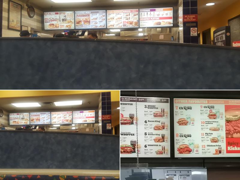 Burger King Menu