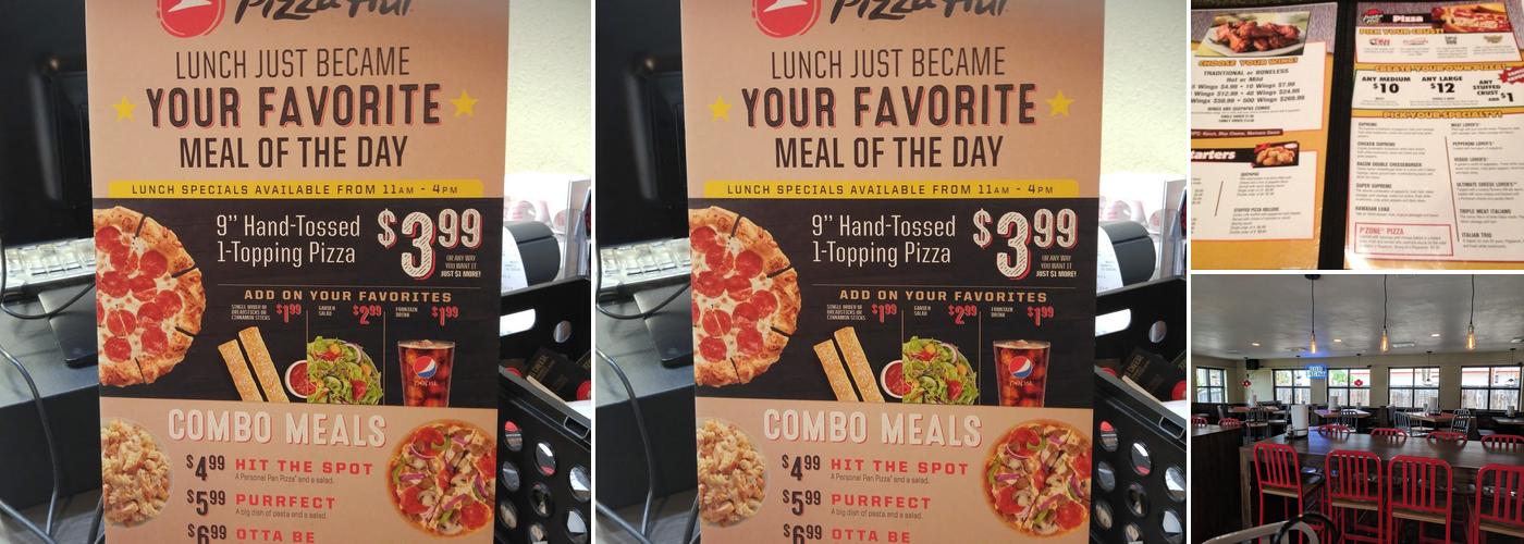 Pizza Hut Menu