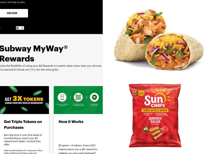 Subway Menu