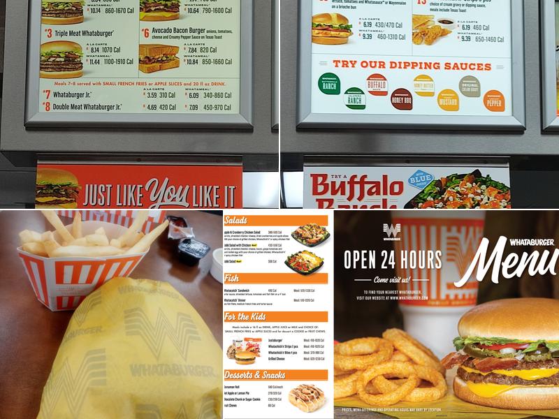 Whataburger Menu