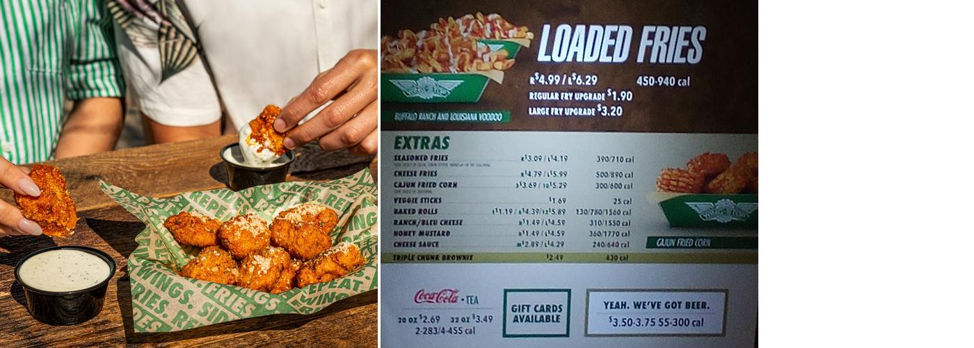 Wingstop Menu