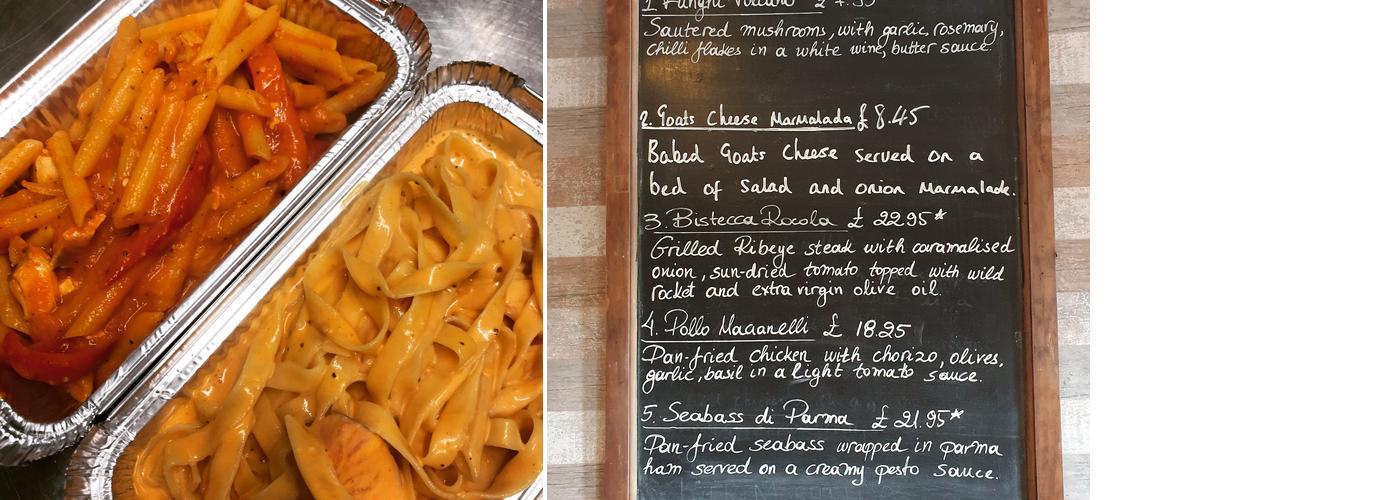 Casa Nostra Menu