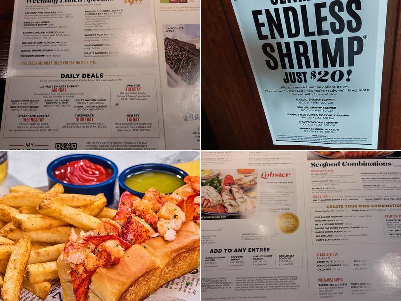Red Lobster Menu