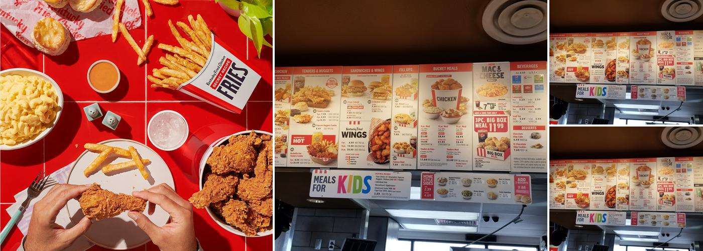 KFC Menu