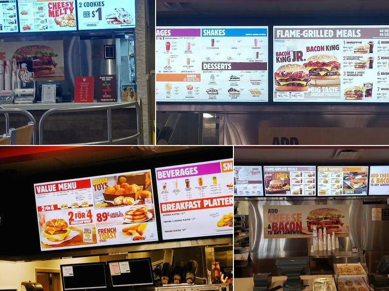 Burger King Menu