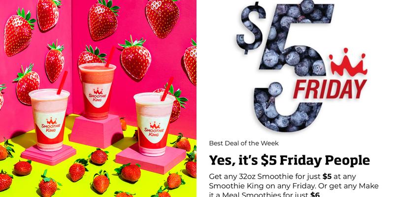 Smoothie King Menu
