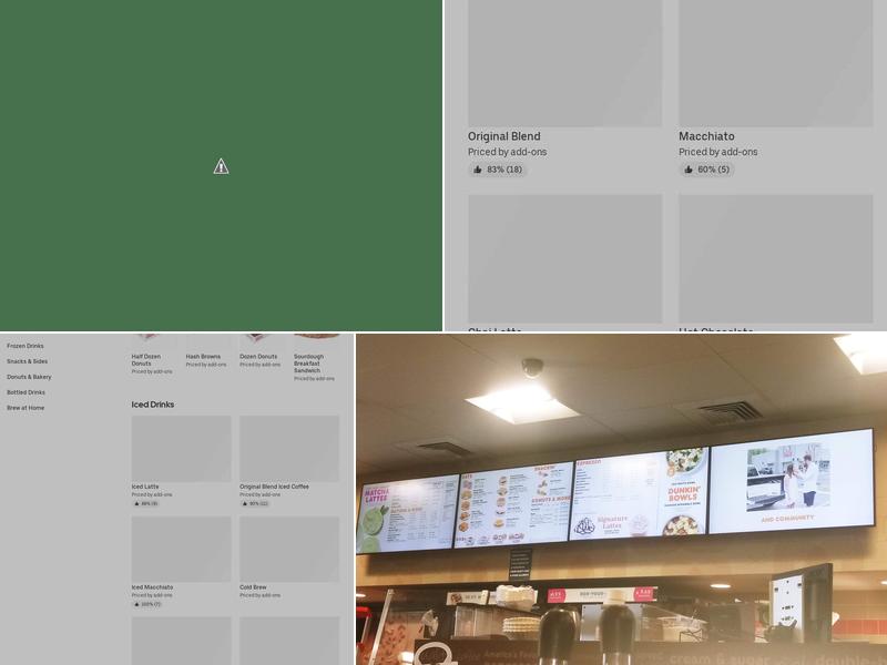 Dunkin' Menu