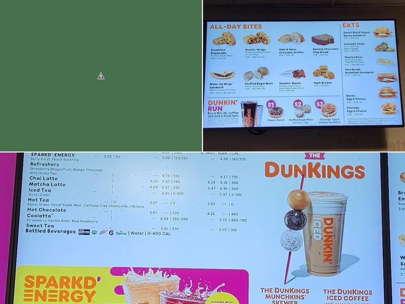 Dunkin' Menu
