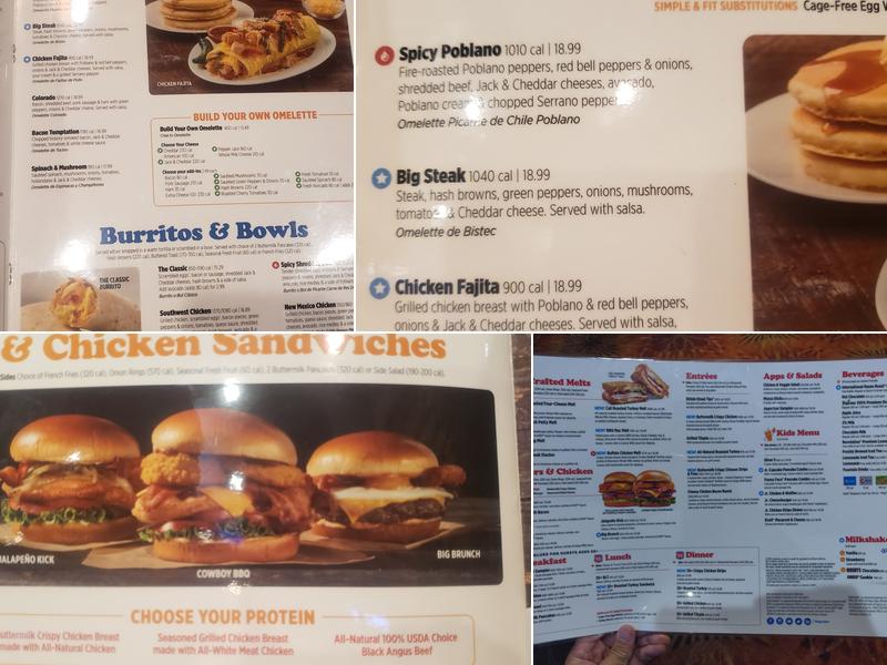 IHOP Menu