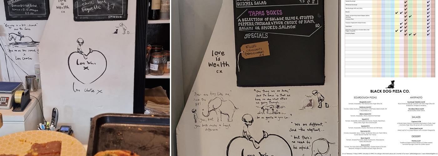 The Black Dog Deli Menu