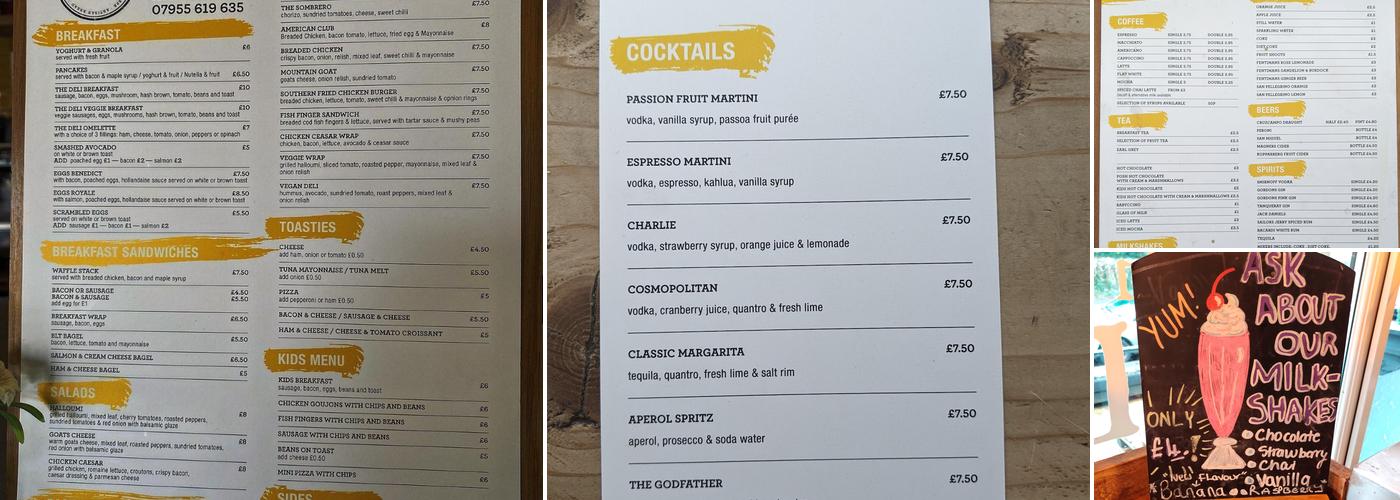 The Little Deli Company Menu