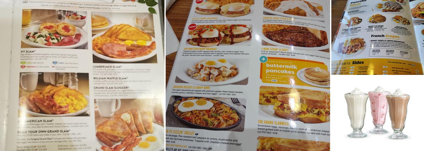 Denny's Menu
