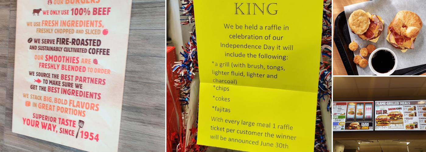 Burger King Menu