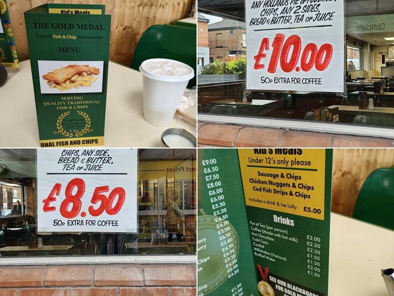 Gold Medal Fish & Chips Menu