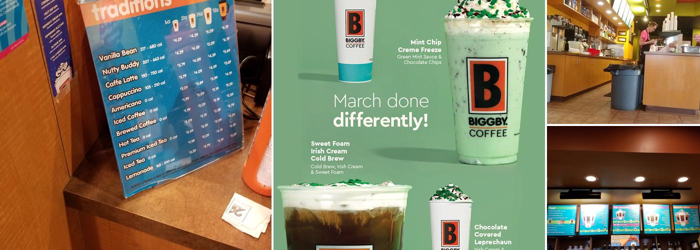 BIGGBY COFFEE Menu